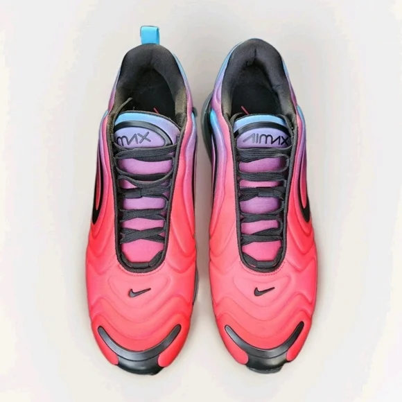 Nike Air Max 720 Mens Sneakers Size 13 Hyper Grape Black Hyper Pink CJ0766-600 - Picture 4 of 11